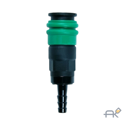 Быстроразъём пневмотический РМ-94274 с клапаном `ёлочка` 10мм (пластик)